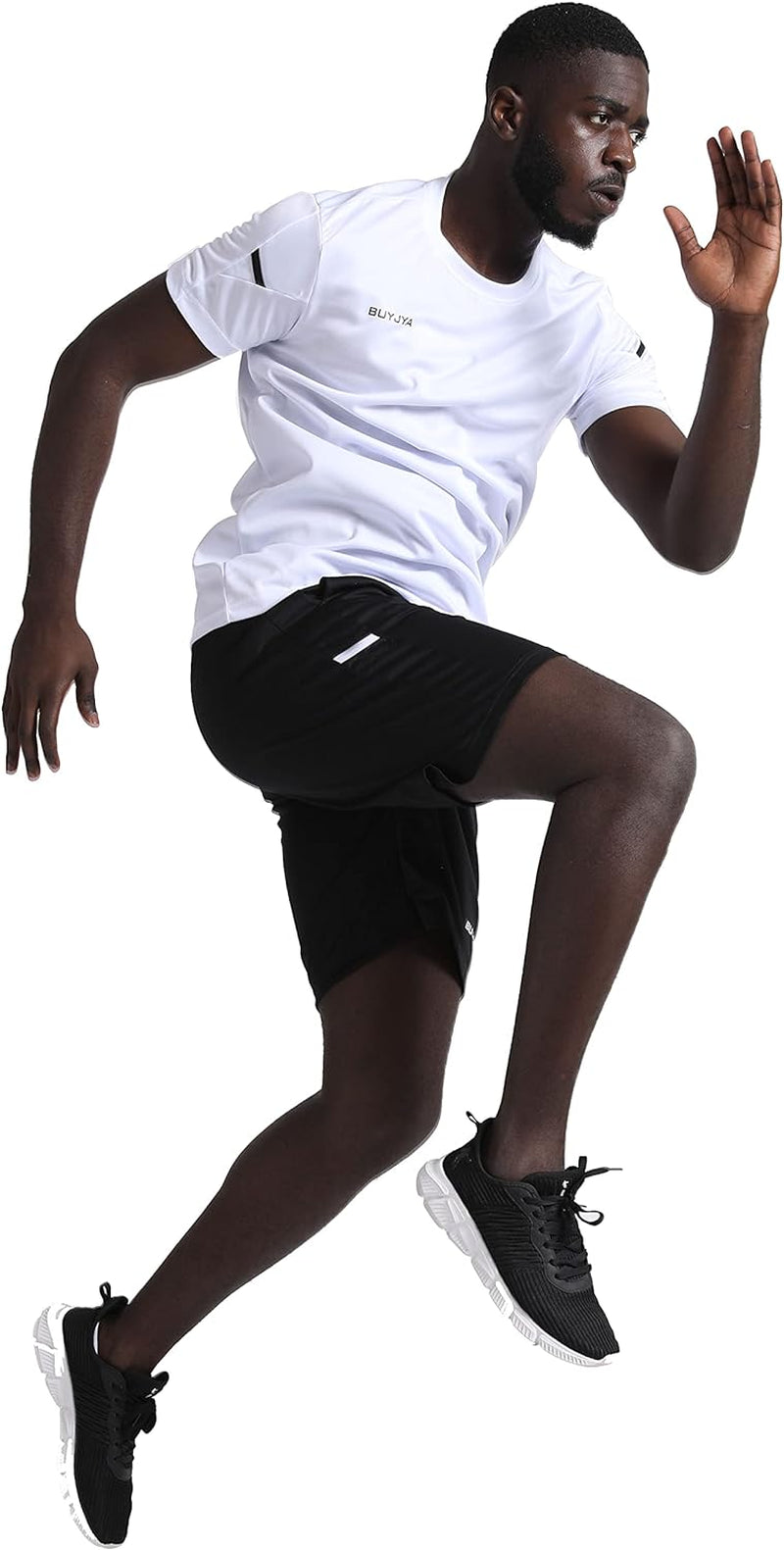 Men'S Workout Clothes Active Athletic Shorts Shirt Set 1 or 3 Pack for Basketball Football Exercise Training Running